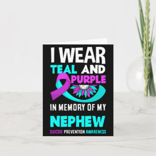 Wear Teal And Purple For Nephew Prevention Card