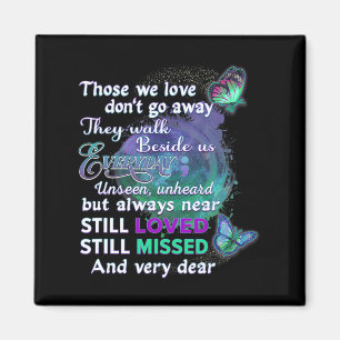 Wear Teal And Purple For Someone I Miss Suicide Pr Magnet