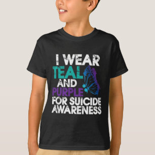 Wear Teal And Purple Support Suicide Awareness 1 T-Shirt