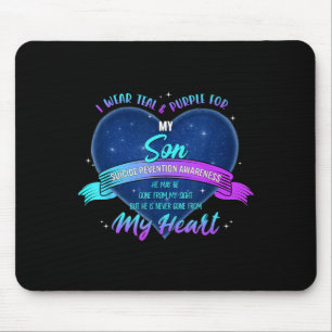 Wear Teal Purple For Son Suicide Prevention Mouse Pad