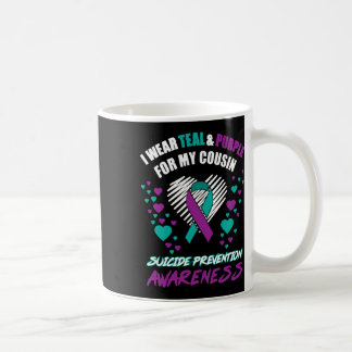 Wear Tealandpurple For My Cousin Suicide Preventio Coffee Mug