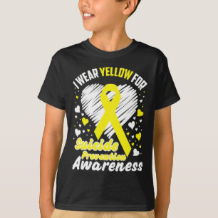 Wear Yellow For Suicide Prevention Awareness T-Shirt