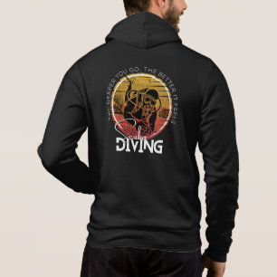 Wear your extreme hobby, Scuba Diving Hoodie