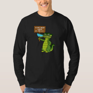 Wear Your Face Mask Alligator T-Shirt