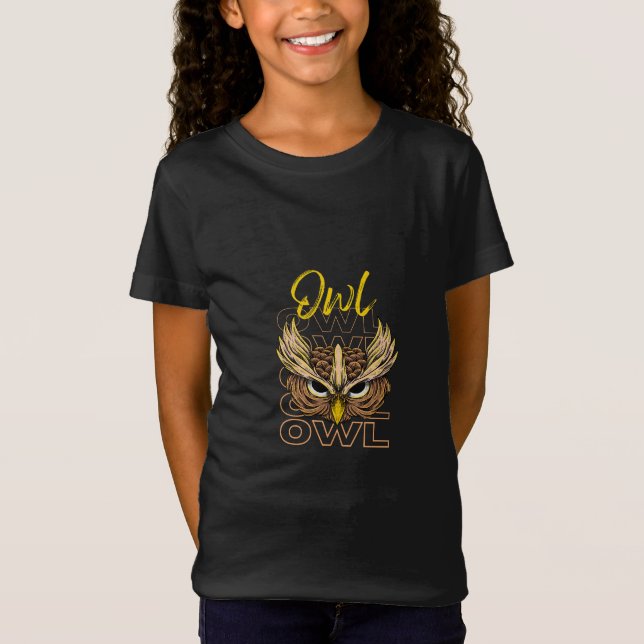 Wear your favourite wild animal, OWL T-Shirt (Front)