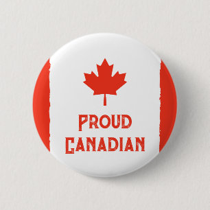 Wear Your Pride: Classic Canada Flag 6 Cm Round Badge