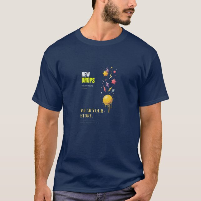 Wear Your Story Graphic Tee For Men  (Front)