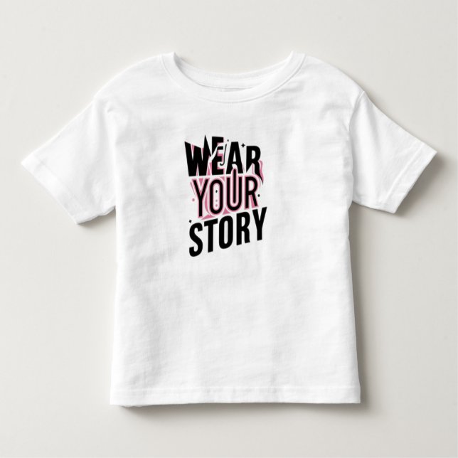 Wear Your Story: Unique Customisable T-Shirts (Front)