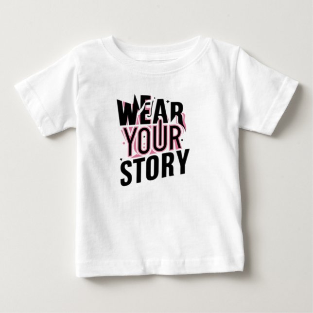Wear Your Story: Unique Customisable T-Shirts (Front)