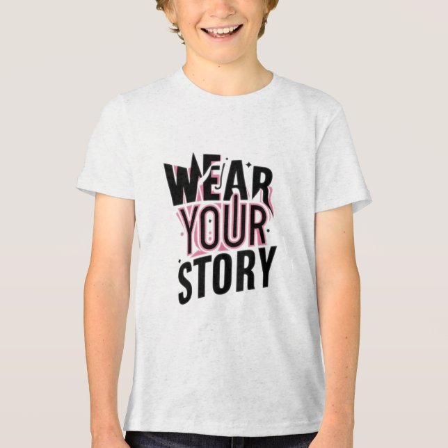 Wear Your Story: Unique Customisable T-Shirts (Front)
