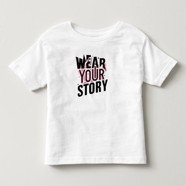 Wear Your Story: Unique Customisable T-Shirts (Front)