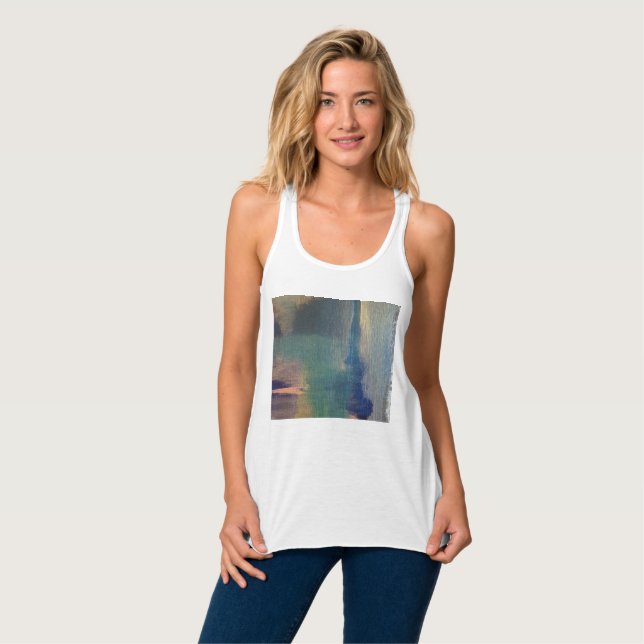 Wearable Abstract Art Tank Top (Front Full)