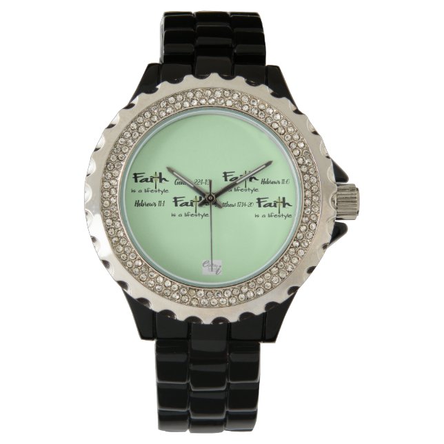 Wearable Inspiration: "Faith is a Lifestyle" Watch (Front)
