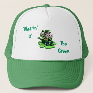 Wearin' O' The Green Leprechaun St. Patty's Cap