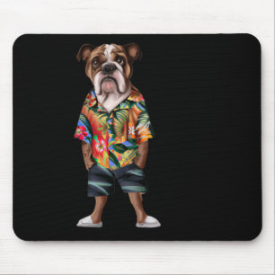 Wearing A Hawaiian And Shorts 1 Mouse Pad