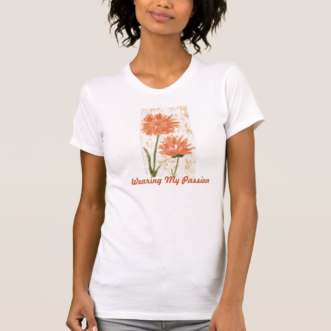 Wearing My Passion tank top. (Front)