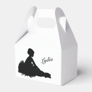 Weary Ballerina Personalised w Name Favour Box