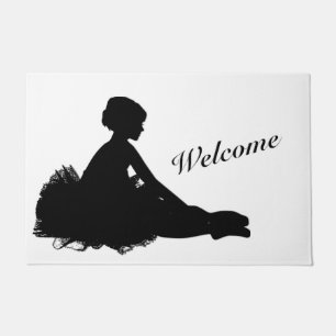 Weary Ballerina Welcome Doormat