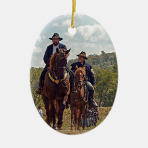 Weary Union Soldiers Ceramic Tree Decoration