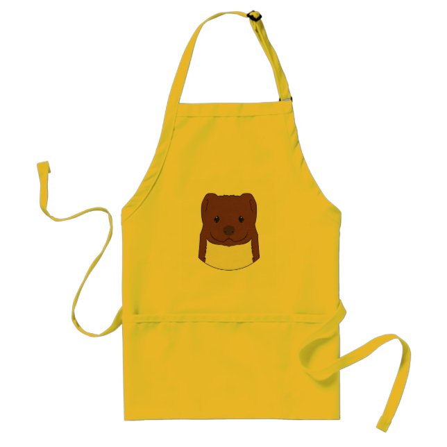 Weasel Face Standard Apron (Front)
