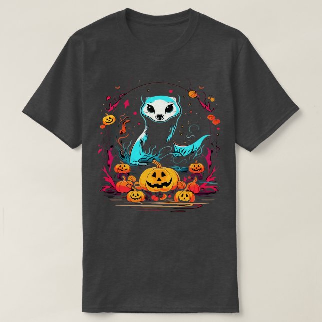 Weasel Halloween T-Shirt (Design Front)