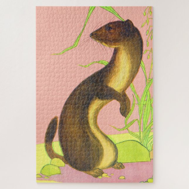 weasel jigsaw puzzle (Vertical)