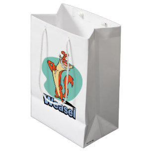Weasel Proud Character Graphic Medium Gift Bag