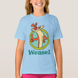Weasel Thumbs Up Character Graphic T-Shirt