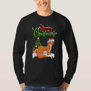Weasel Xmas Decorations Santa Weasel Christmas T-Shirt
