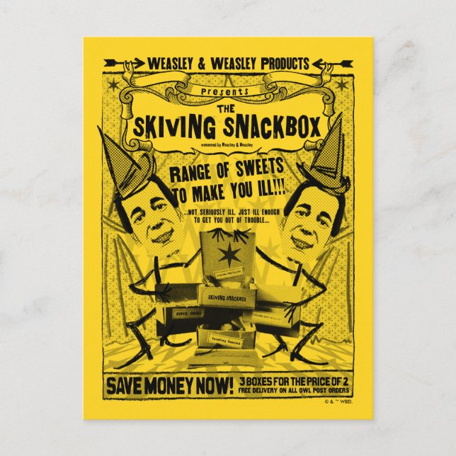 Weasley and weasley Products Postcard (Front)