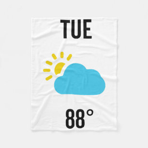 Weather Forecast Group Costume Halloween Tuesday C Fleece Blanket