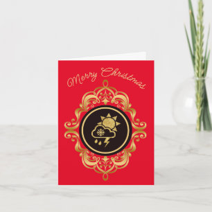 Weather Icons Christmas Card
