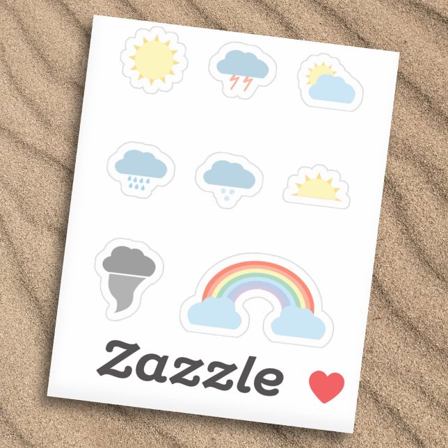 Weather Icons Stickers Set (Weather Icons Stickers Set)