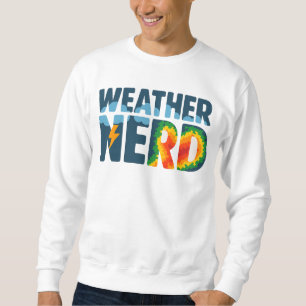 Weather Nerd Meteorology Radar and Lightning Sweatshirt