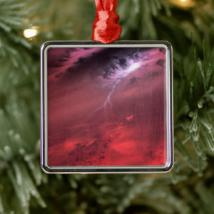 Weather On A Brown Dwarf Star. Metal Tree Decoration