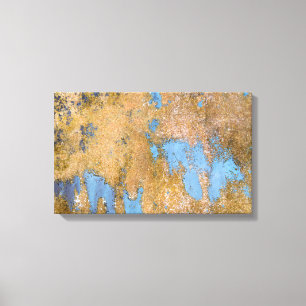 weather paint on fiberglass canvas print