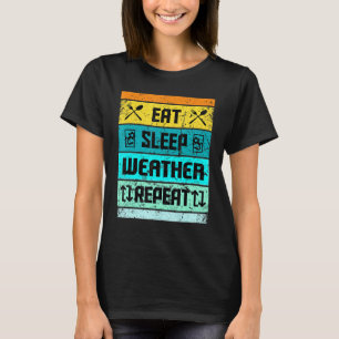 Weather T For Men Women Kids Forecast Meterologist T-Shirt