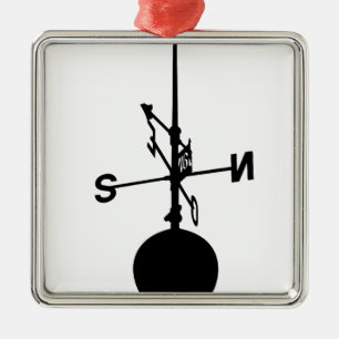 Weather Vane Metal Tree Decoration