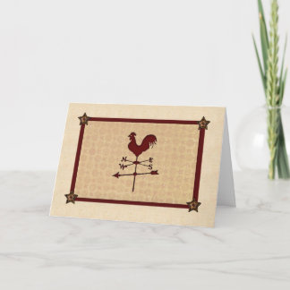 Weather Vane Thinking Of You Card (Large Print)