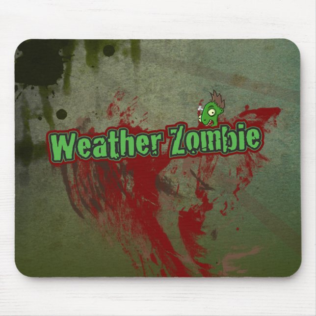 Weather Zombie Mouse Pad (Front)