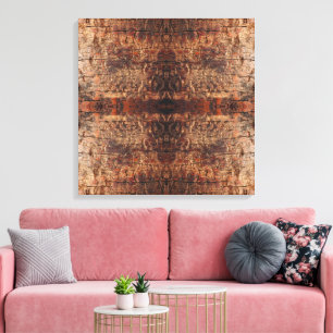 Weathered Aged Wood Photo Closeup Pattern Design Canvas Print