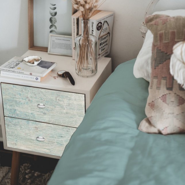 Weathered Beach Wood Ocean Blue Crackle Decoupage Tissue Paper (Creator Uploaded)