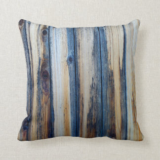 Weathered Blue Grey Fence Cushion