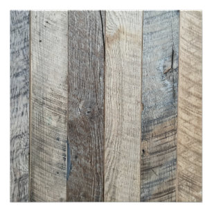 Weathered Boards Wood Plank Background Texture Poster
