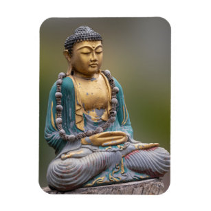 Weathered Buddha Magnet