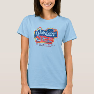 Weathered & Burned out Showboat Drive in Logo Tee