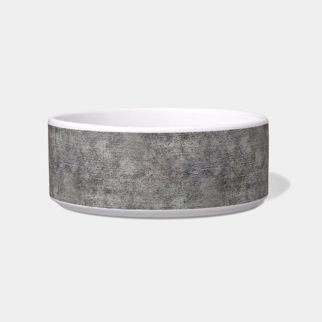 Weathered Grey Cement Sidewalk Bowl (Right)