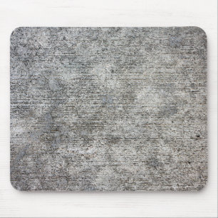 Weathered Grey Cement Sidewalk Mouse Pad