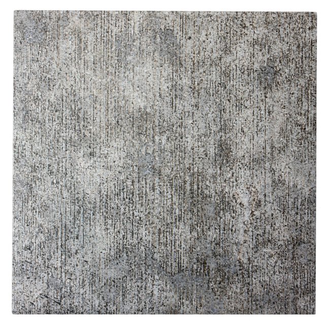 Weathered Grey Cement Sidewalk Tile (Front)