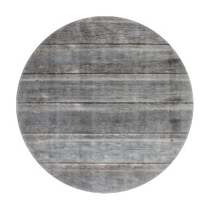 Weathered Grey Wood Wall Cutting Board